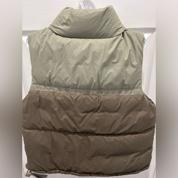 prAna Puffer Vest Responsible Duck Down Hellebore Sage Colorblock Women's XL - Picture 2 of 9